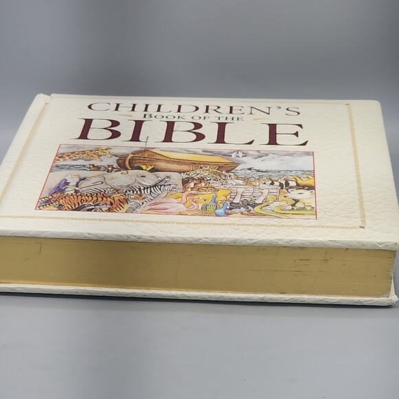 Children’s Book Of The Bible 1998 Vintage Illustrated Gold Edges Made In USA - Picture 5 of 16